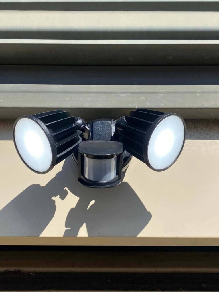 Security sensor light