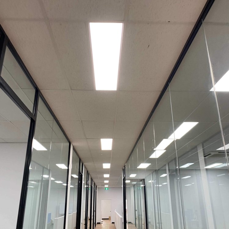 Commercial Office led panel upgrade